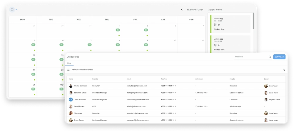 Fullsight's employee evaluation features showcase